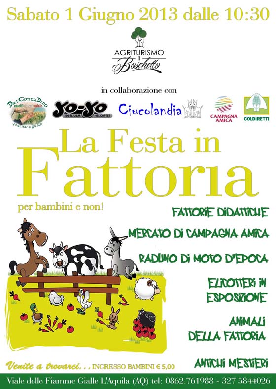 la festa in fattoria