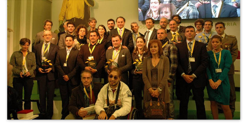 foto di gruppo per i finalisti